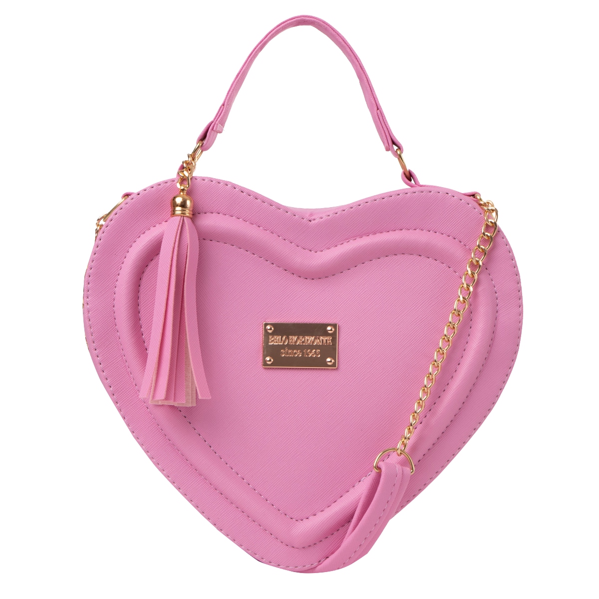 Foto 1 | Bolsa Fana Corazon Color Rosa Lúcela