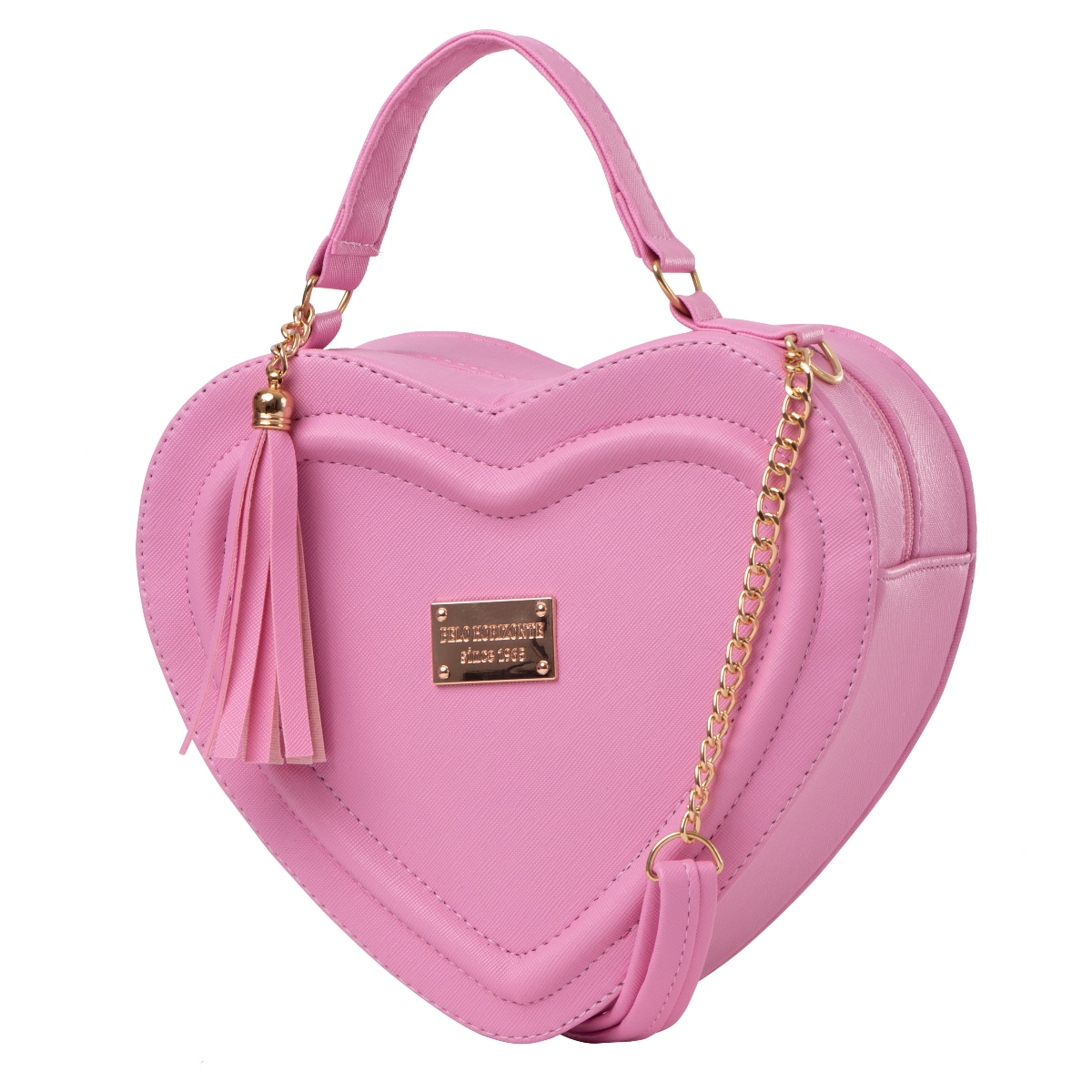 Foto 2 | Bolsa Fana Corazon Color Rosa Lúcela