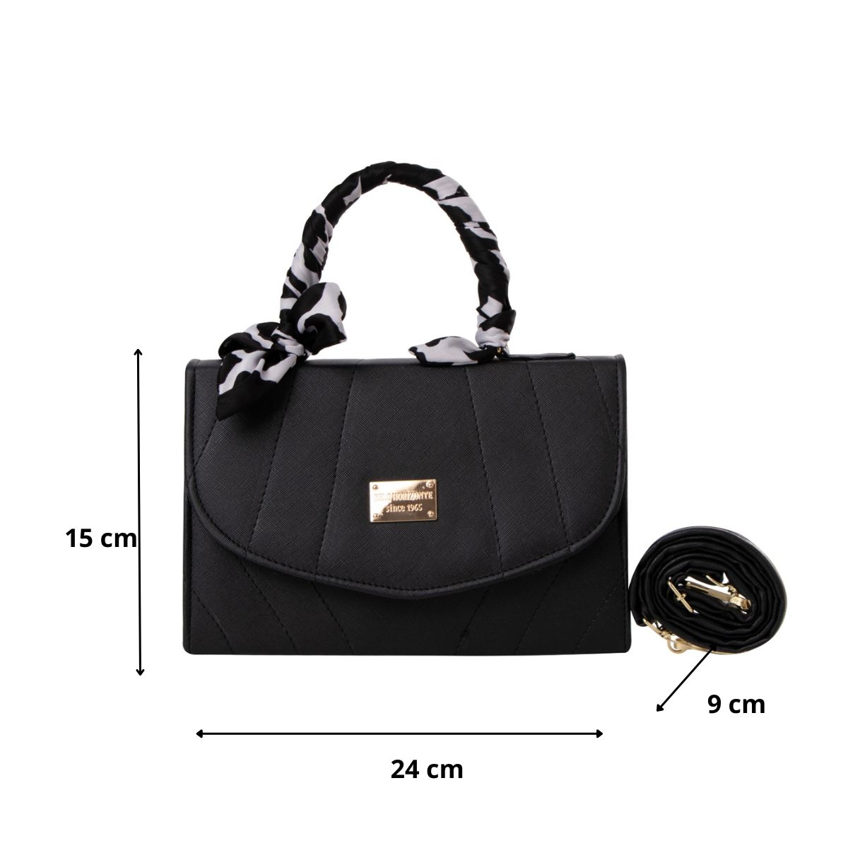Foto 4 pulgar | Bolsa Fana Milan Color Negro Bonita