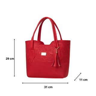 Foto 3 | Bolsa Fana Kailila Color Rojo Fina