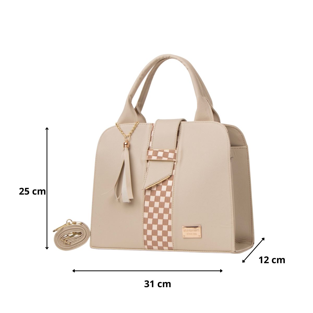 Foto 4 pulgar | Bolsa Fana Malu Color Beige Elegante