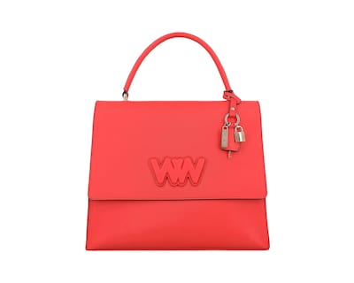 Foto 2 | Bolsa Satchel Westies Hbmocachwe Rojo Sintetico