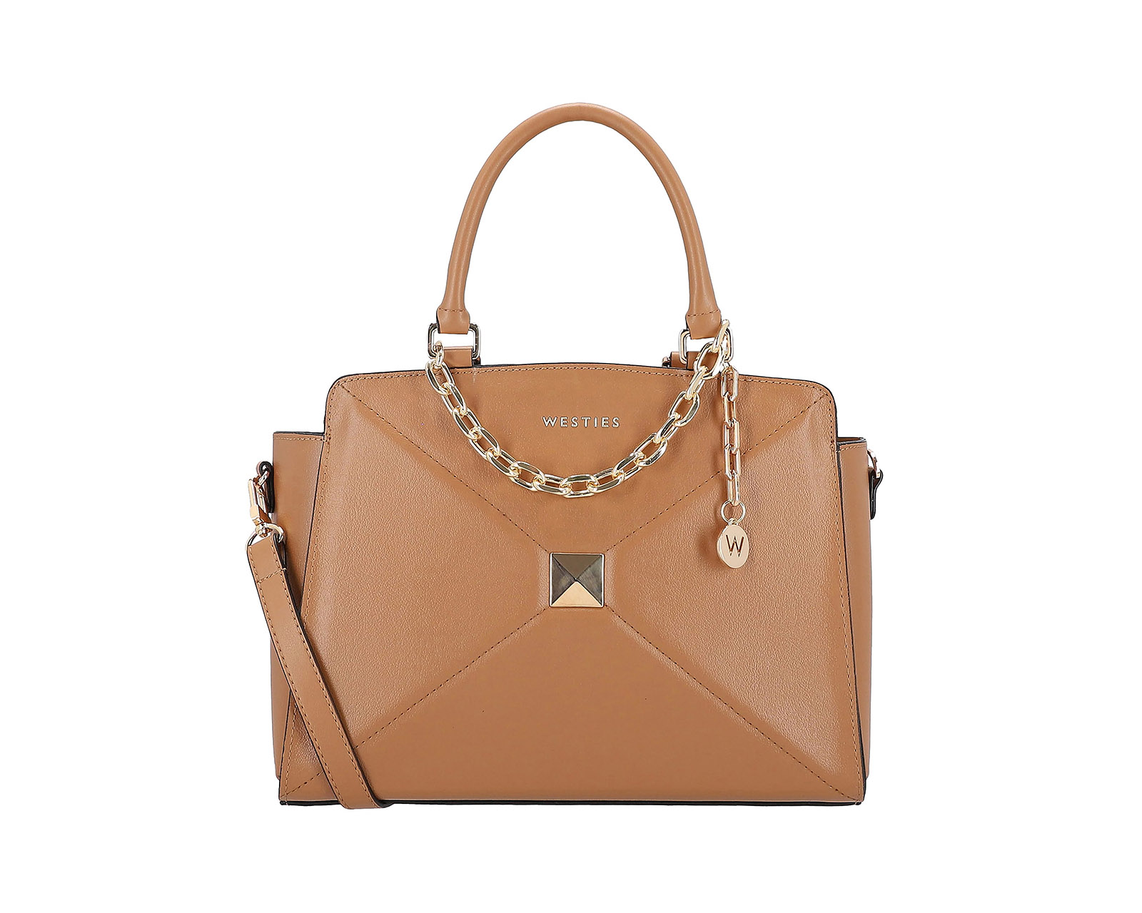 Foto 2 | Bolsa Satchel Westies Hbvaughan3we Marrón Sintetico