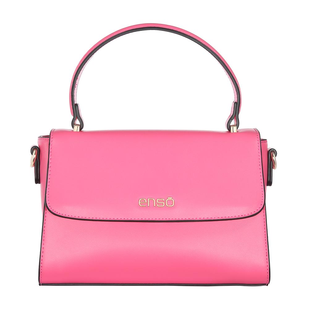 Bolsa Satchel Para Mujer Enso Eb503hbp Color Rosa Rosa