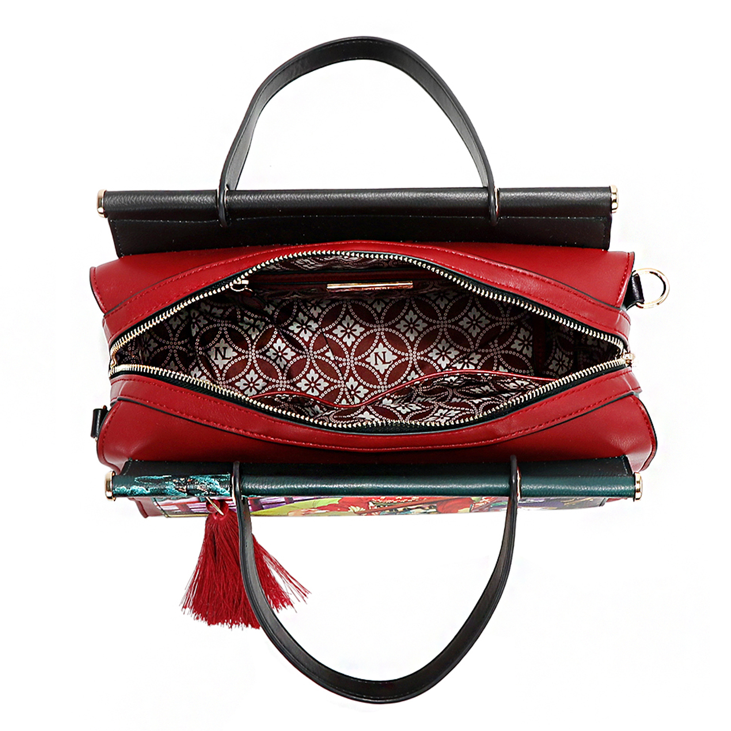 Foto 5 | Bolsa Cuadrada Nicole Lee Estampada Akiko La Belleza