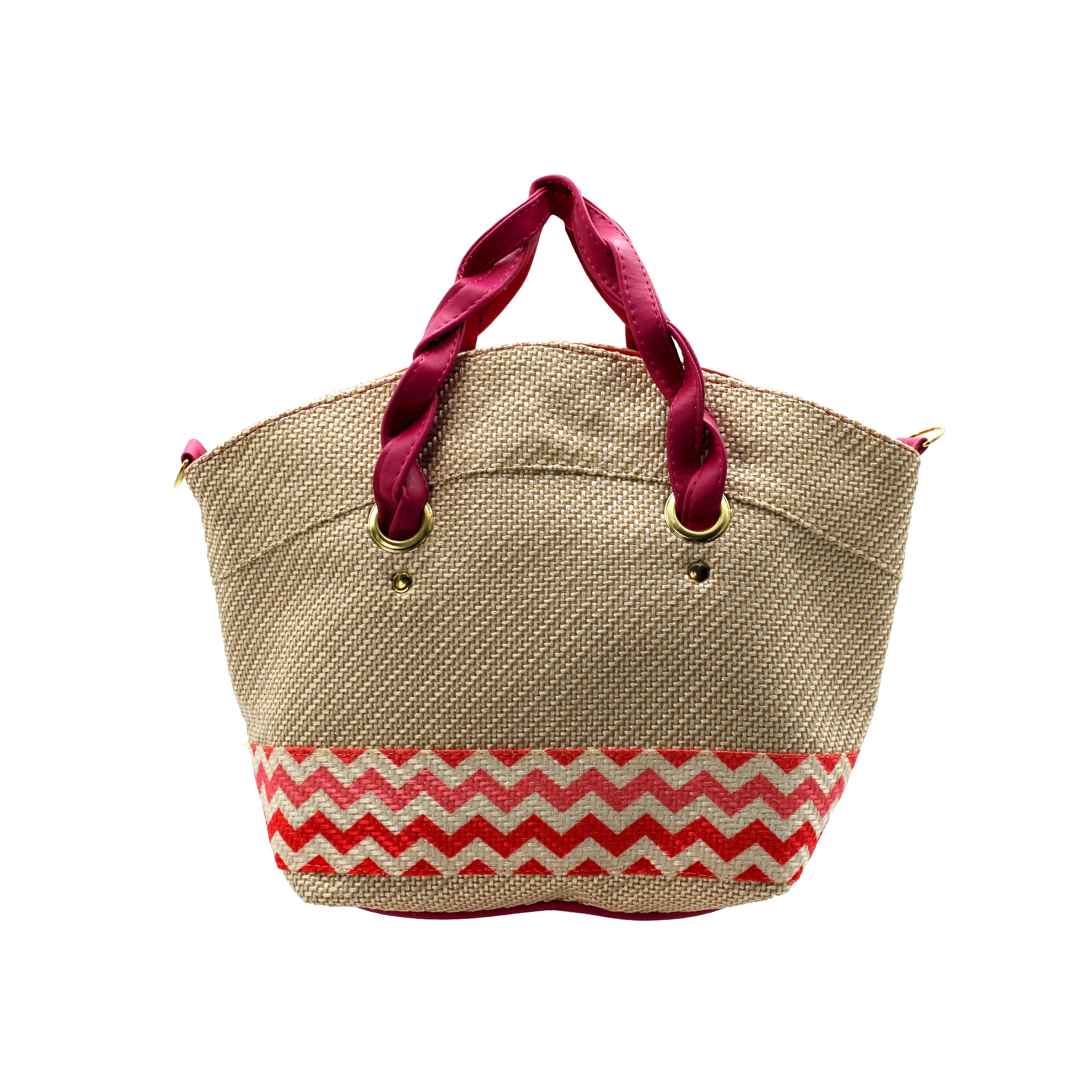 Foto 2 pulgar | Bolsa Satchel Exterior Textil Color Beige  Para Mujer De Rbbasics