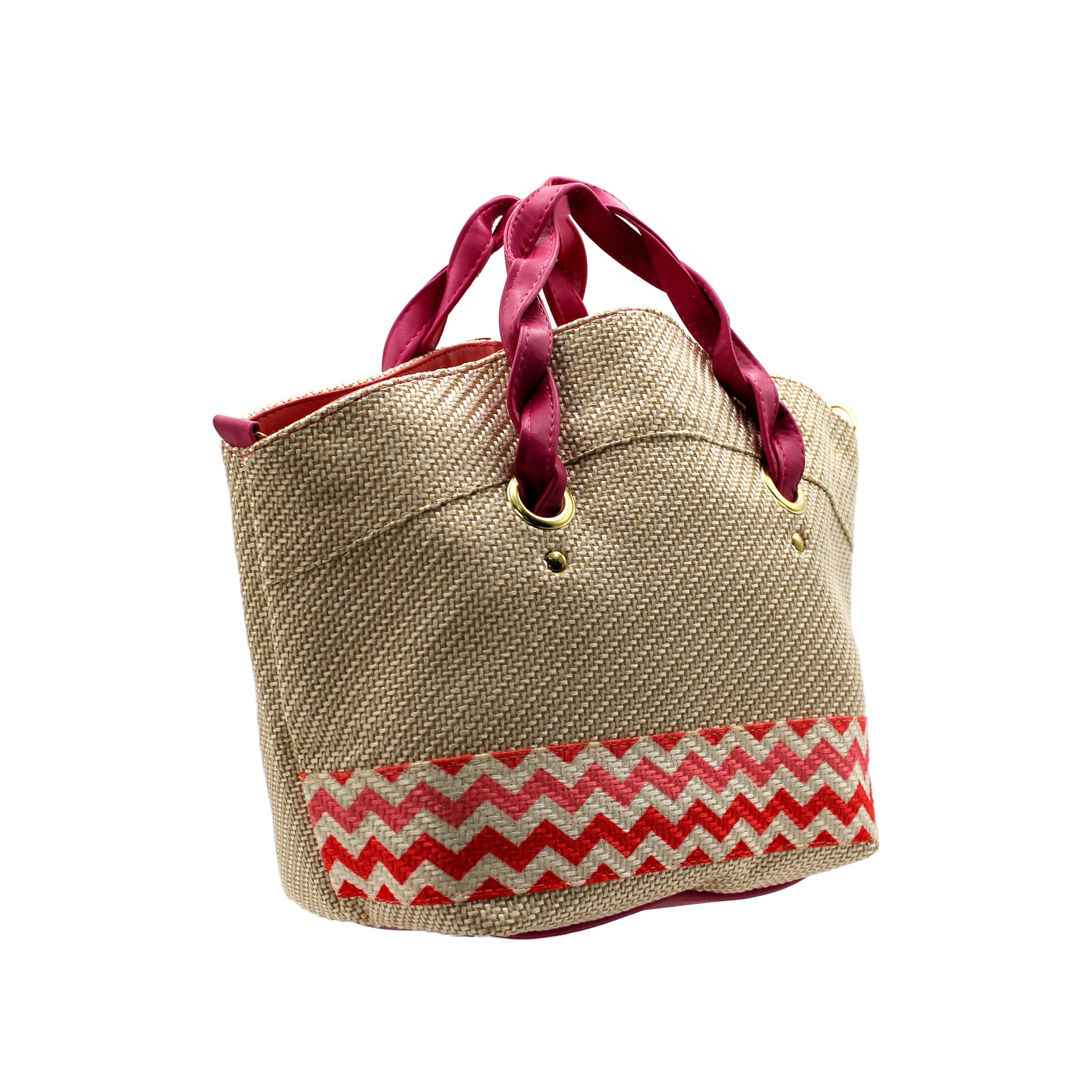 Foto 3 pulgar | Bolsa Satchel Exterior Textil Color Beige  Para Mujer De Rbbasics