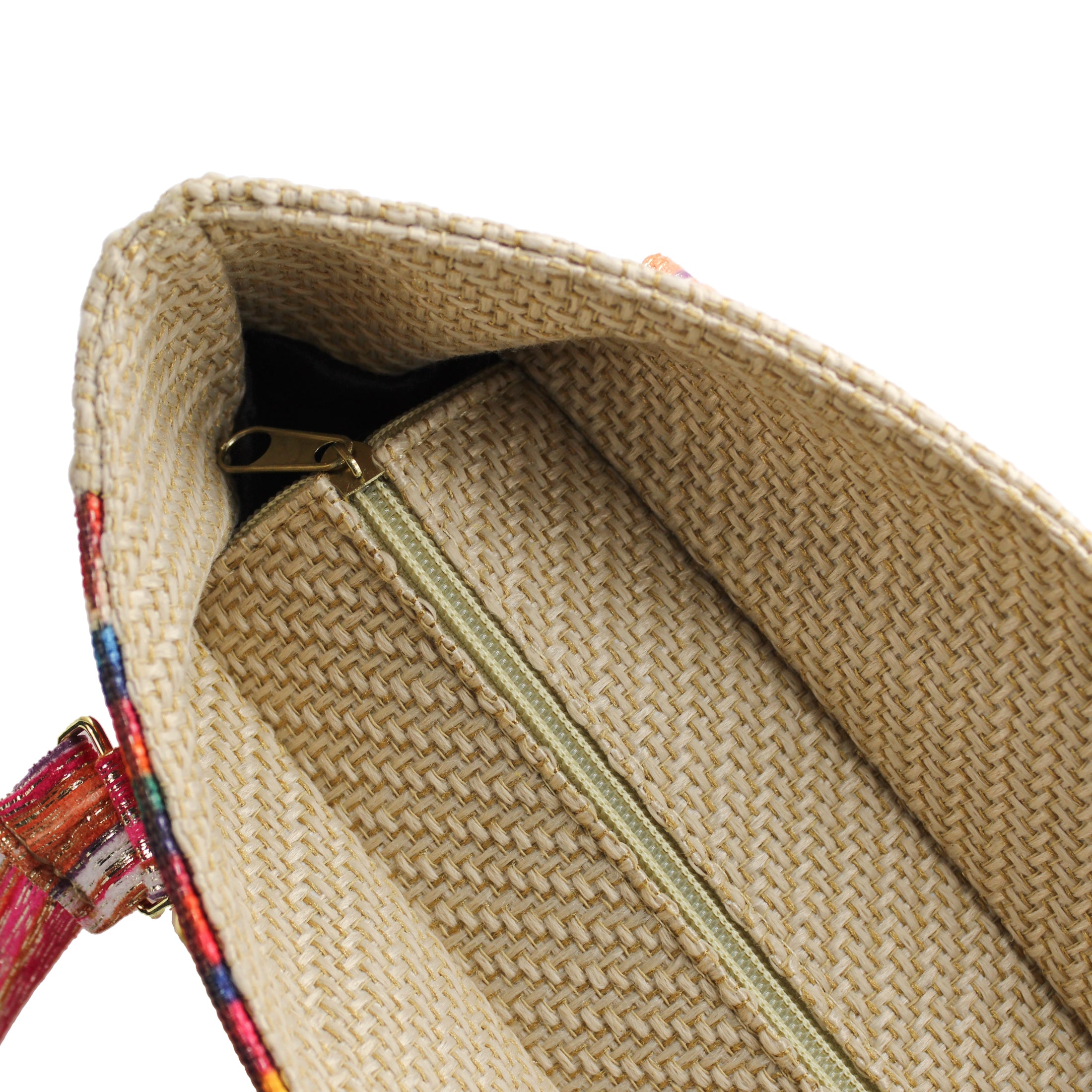 Foto 6 pulgar | Bolsa Satchel Exterior Textil Color Multicolor Para Mujer De Rbbasics