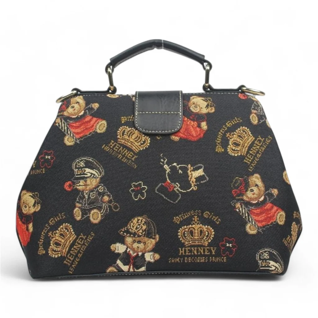 Foto 4 pulgar | Bolso Satchel Henney Bear H019 Cake Bear