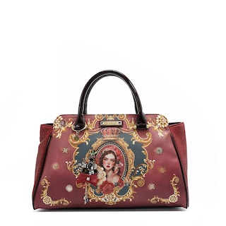 Foto 1 | Bolsa Satchel De Nicole Lee Estampado The Queen