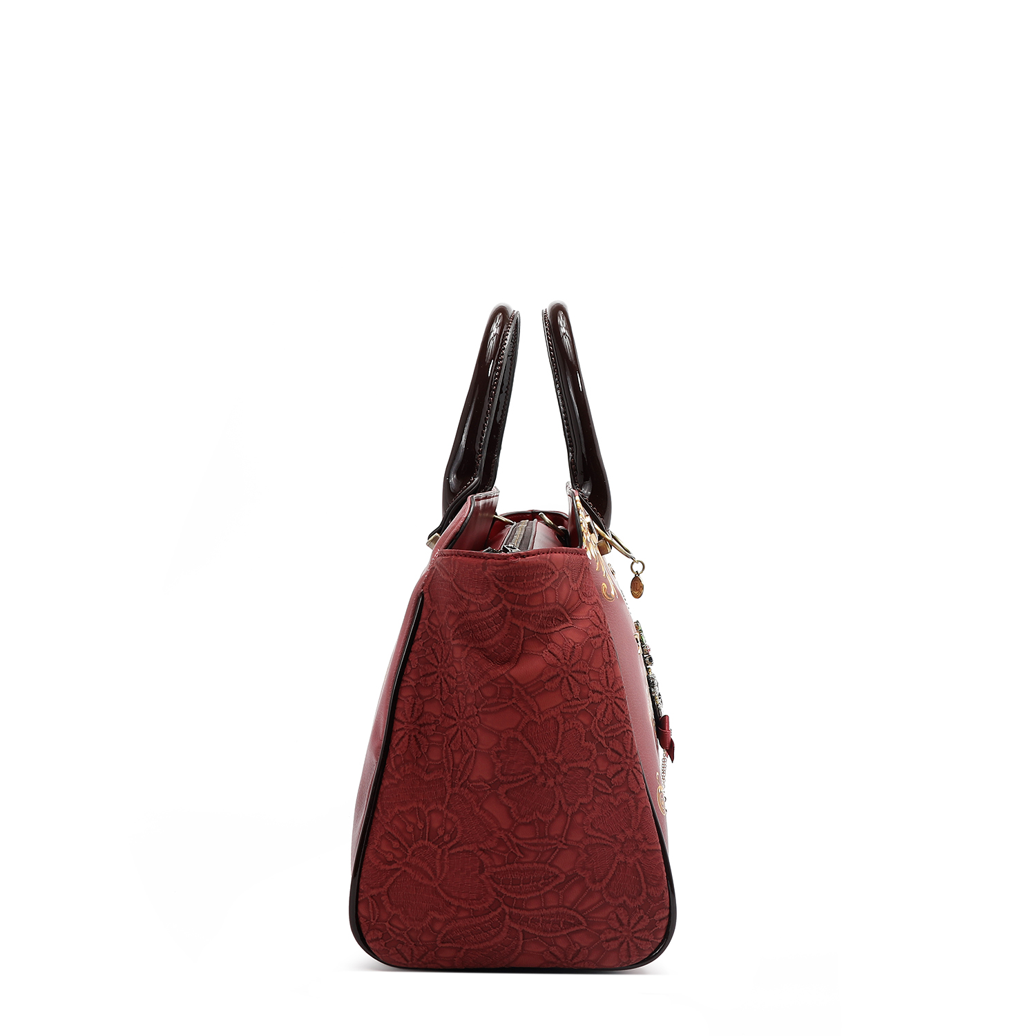 Foto 6 pulgar | Bolsa Satchel De Nicole Lee Estampado The Queen