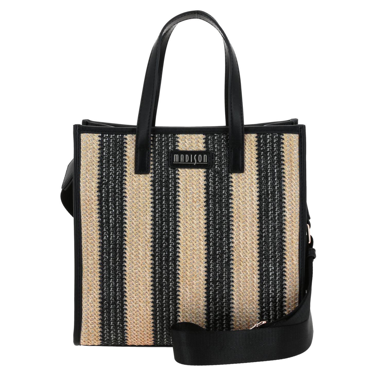 Foto 2 pulgar | Satchel Negro Madison Chepina