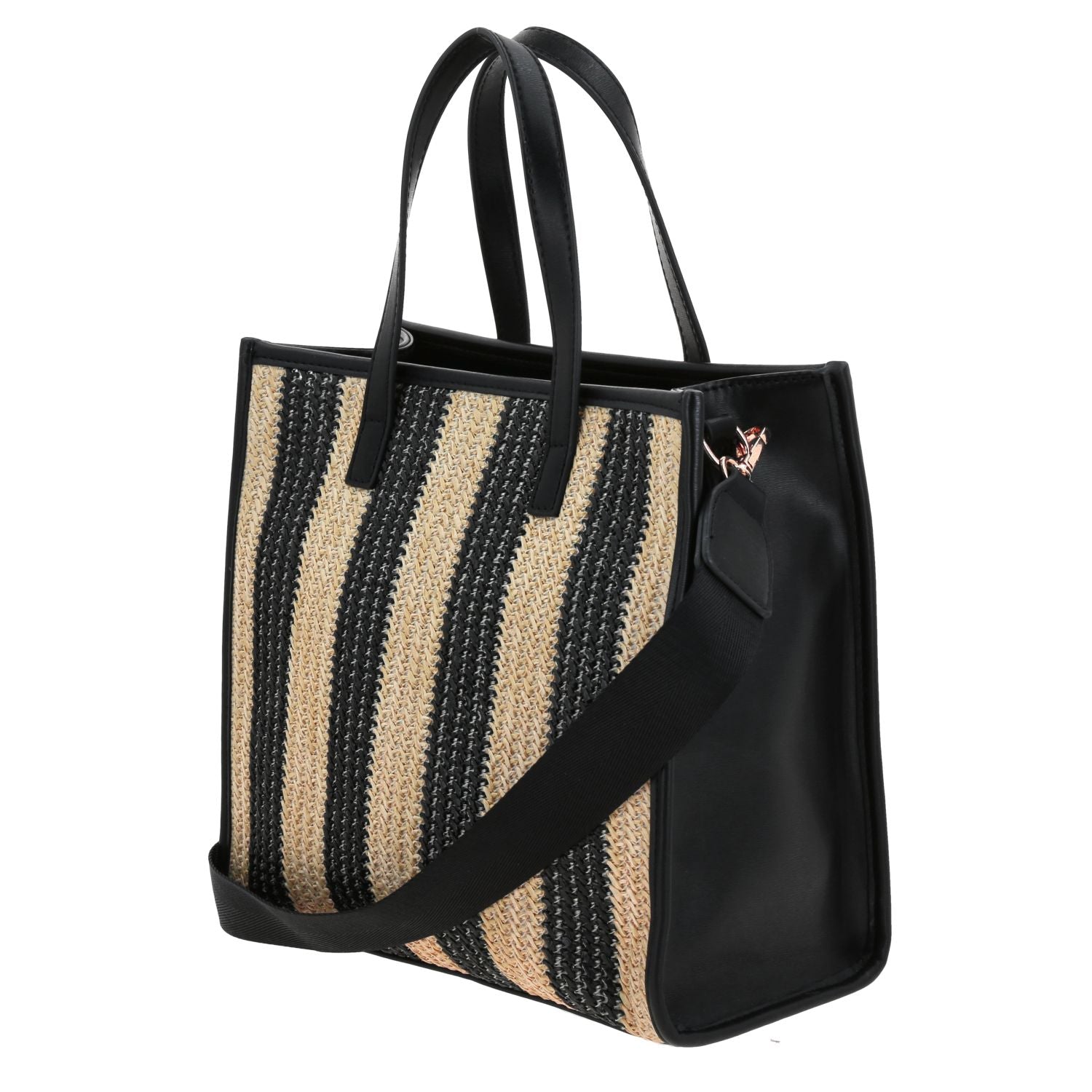 Foto 6 pulgar | Satchel Negro Madison Chepina