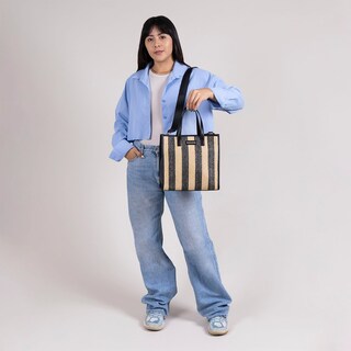 Foto 8 | Satchel Negro Madison Chepina