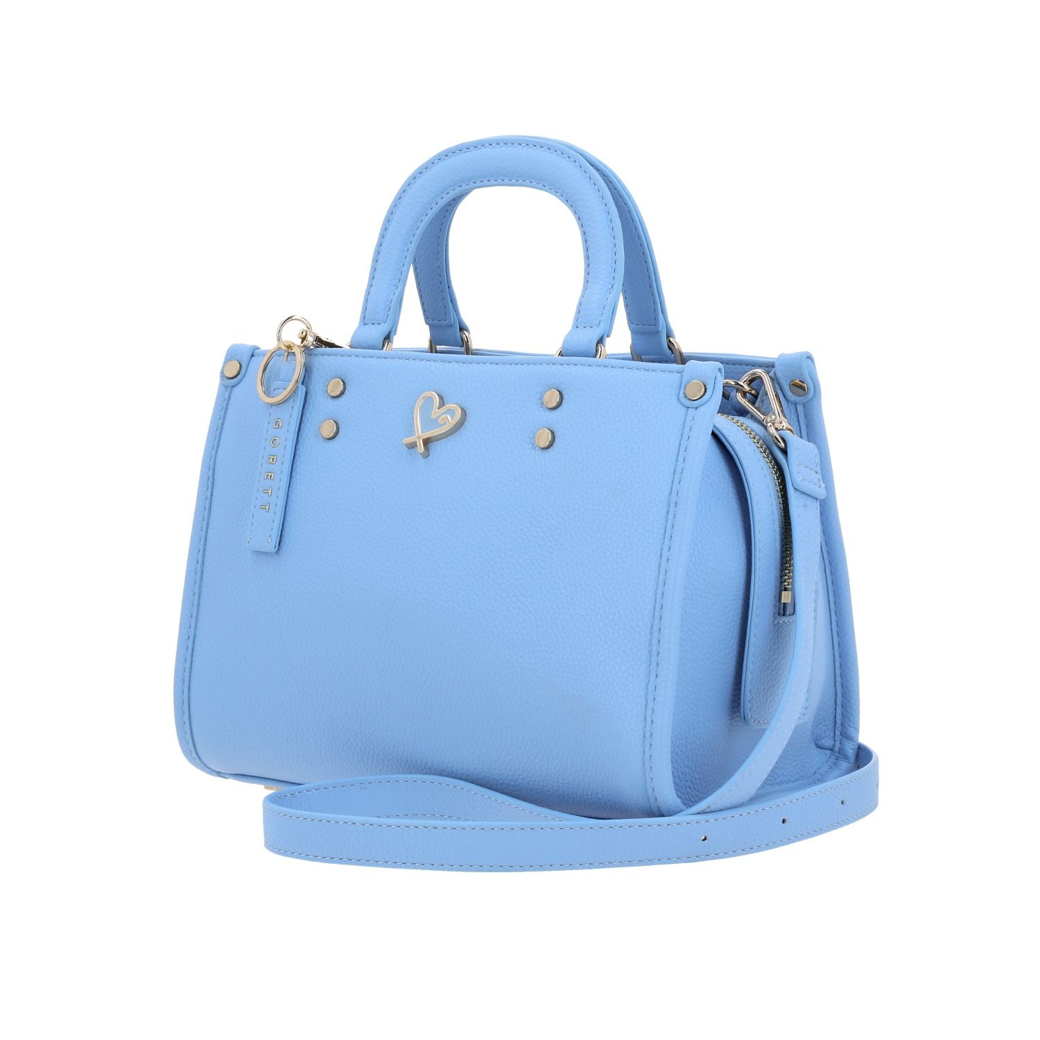 Foto 3 pulgar | Satchel Azul Gorett Tracy