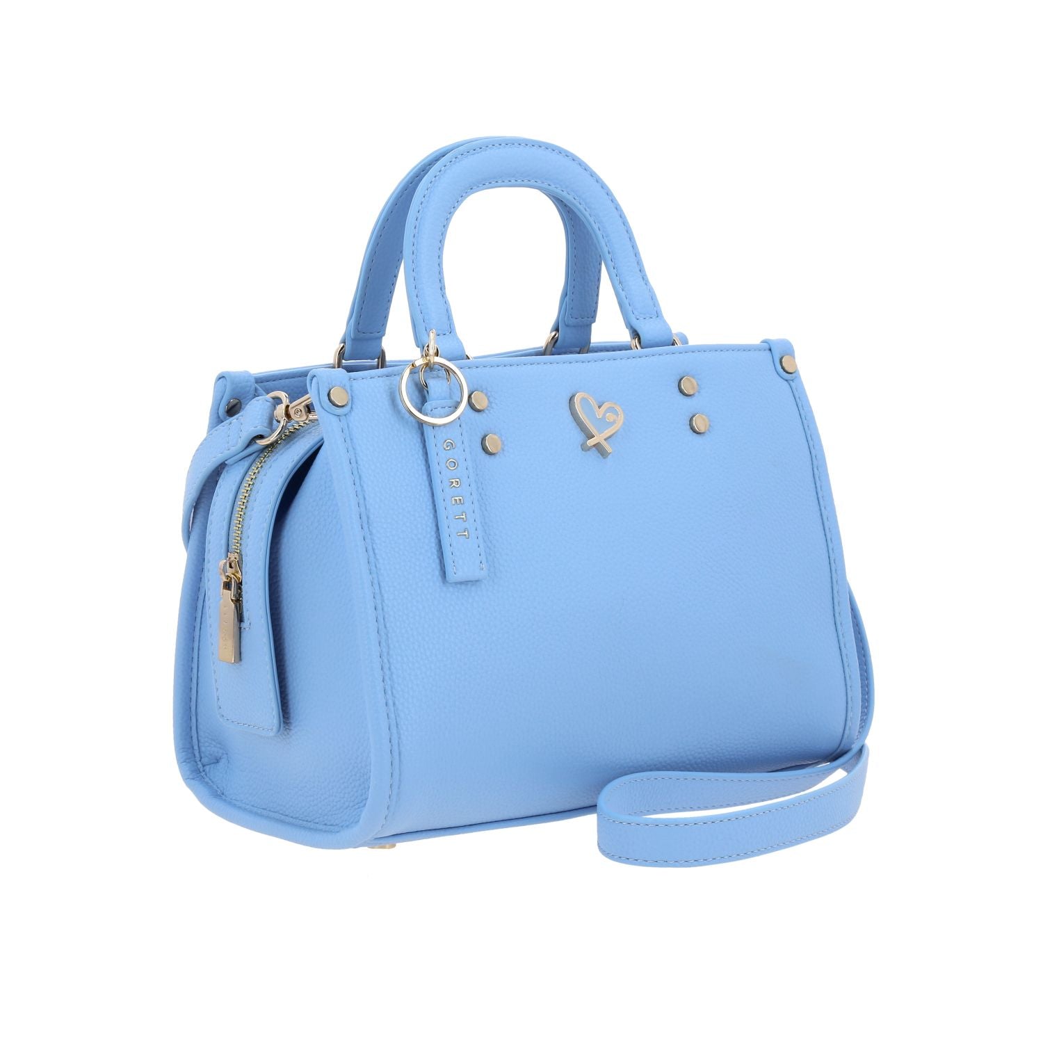 Foto 7 pulgar | Satchel Azul Gorett Tracy