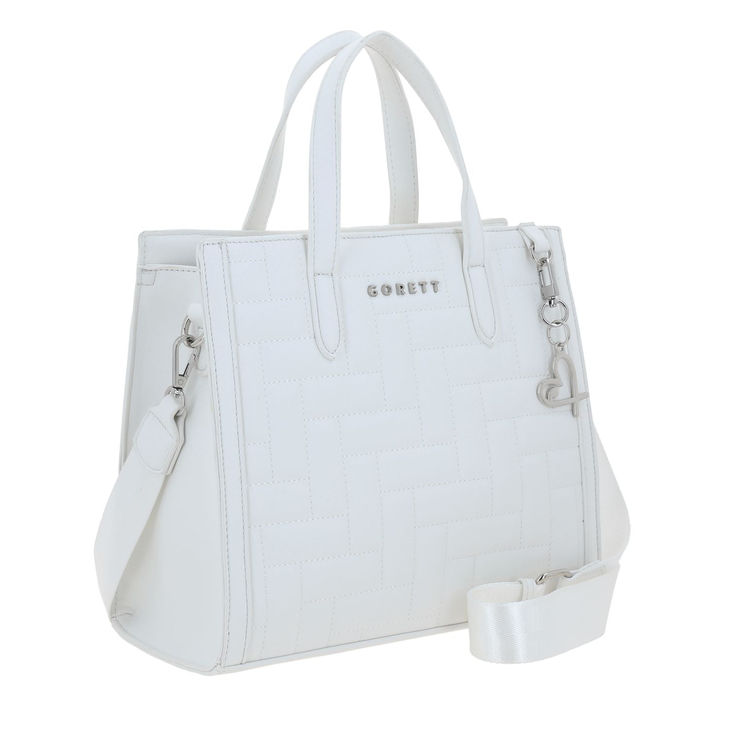 Foto 6 | Satchel Blanco Gorett Priss