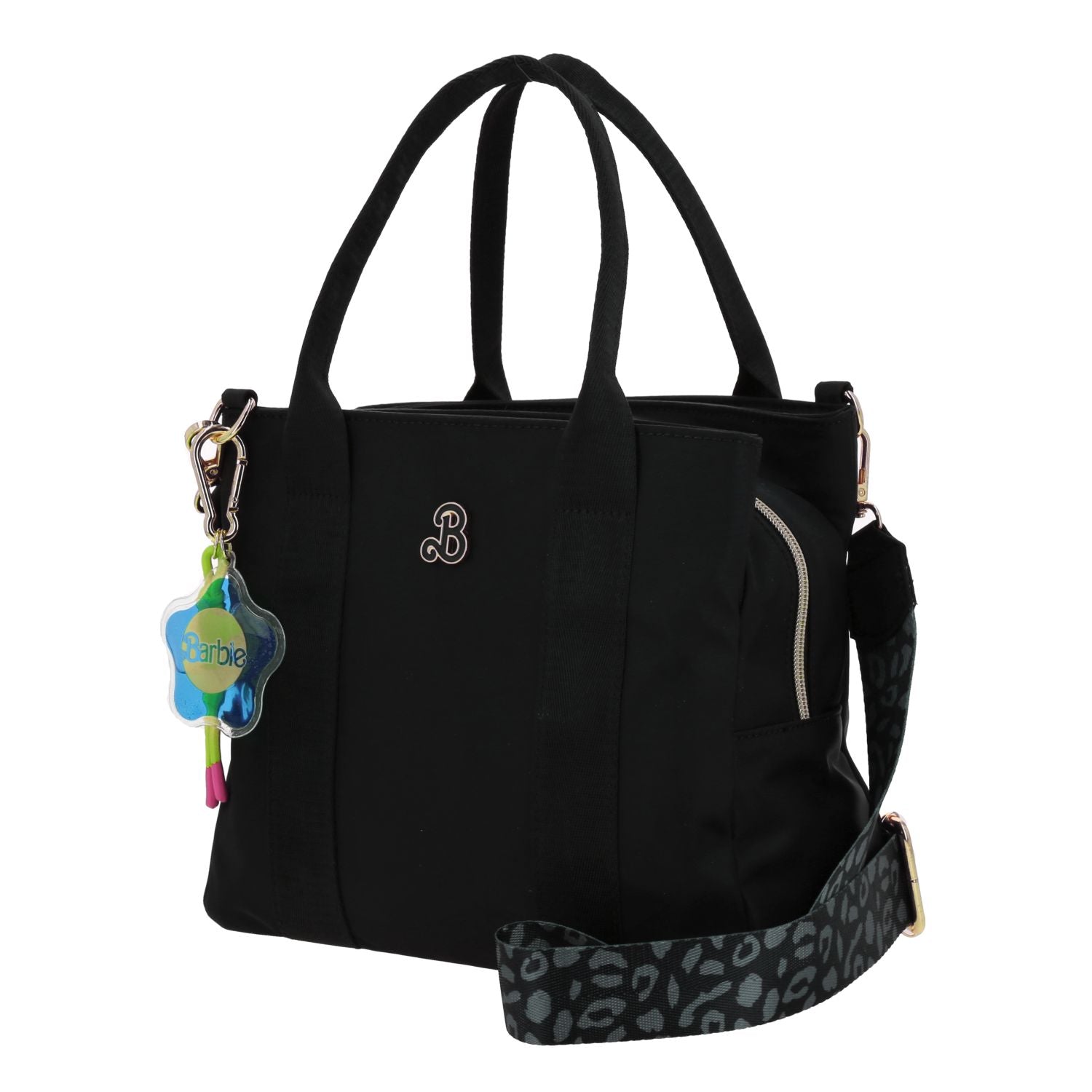 Foto 2 | Satchel Negro Barbie By Gorett Estrella