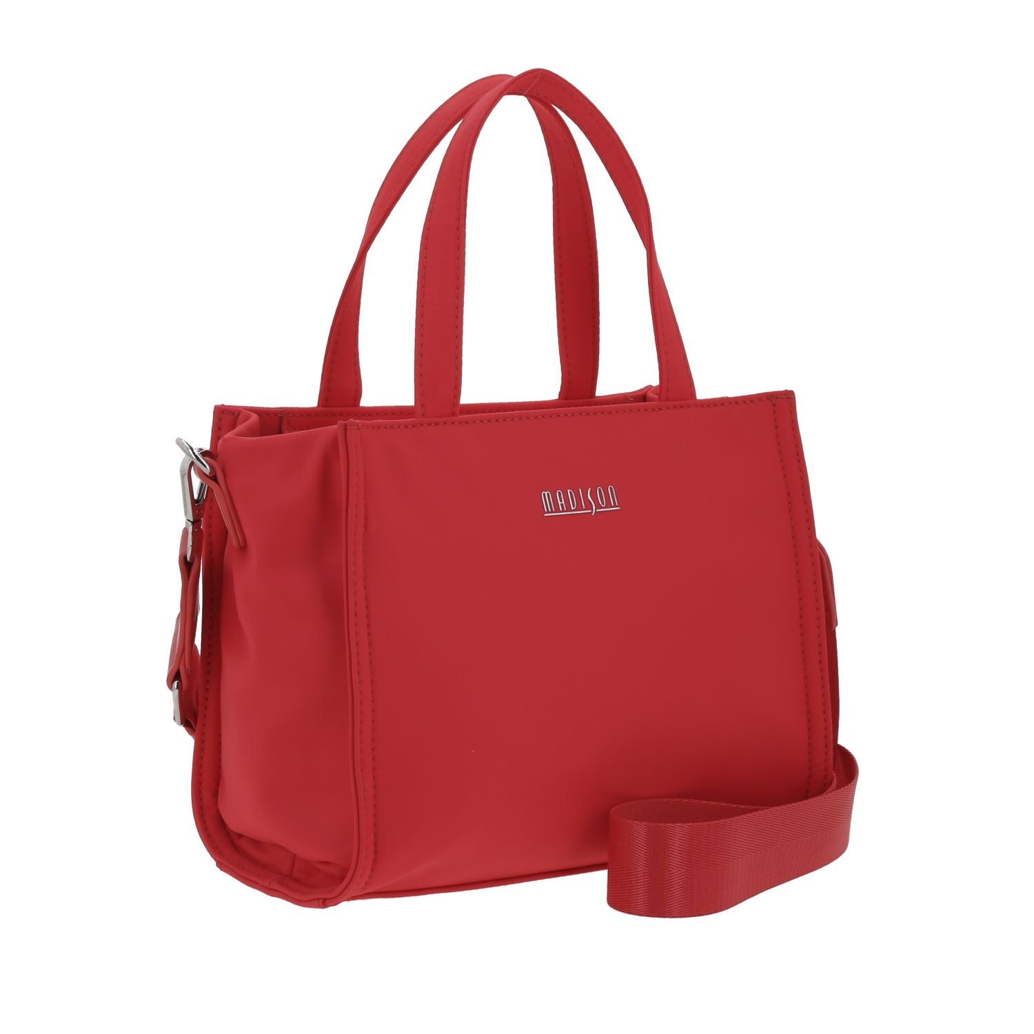 Foto 7 pulgar | Satchel Rojo Madison Julia