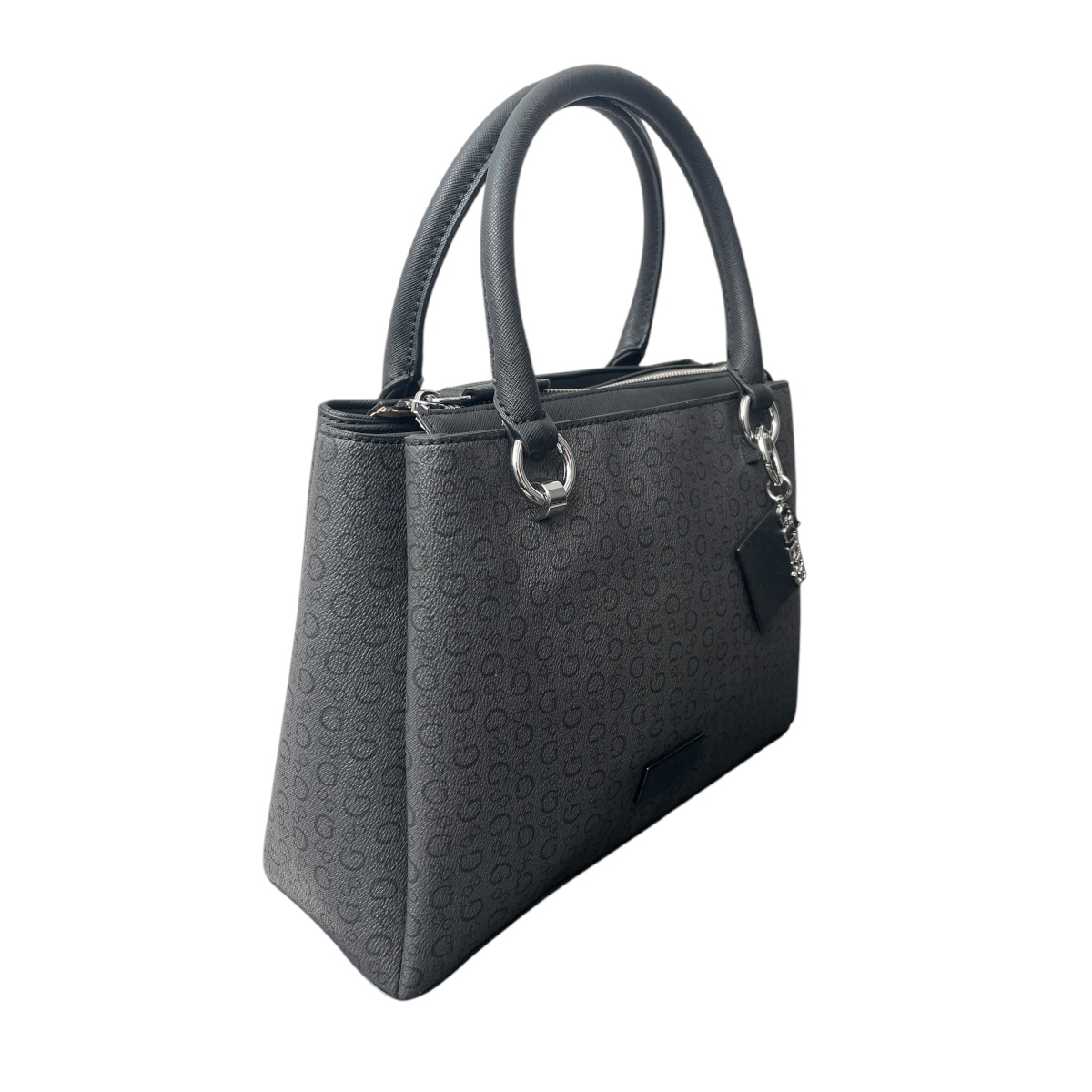 Foto 4 pulgar | Bolsa Guess Tote Menville Coal Negra