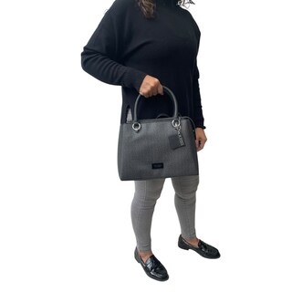 Foto 7 | Bolsa Guess Tote Menville Coal Negra