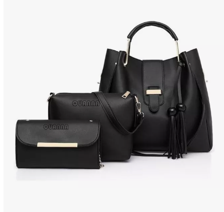 Foto 1 | Xtellar Set 3 Bolsas Bandolera Mujer Cosmetiquera Cartera Borla