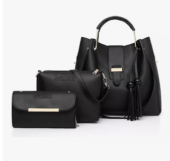 Foto 1 | Xtellar Set 3 Bolsas Bandolera Mujer Cosmetiquera Cartera Borla