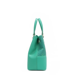 Foto 3 | Bolsa Satchel De Nicole Lee De Corte Laser Y Pedrería