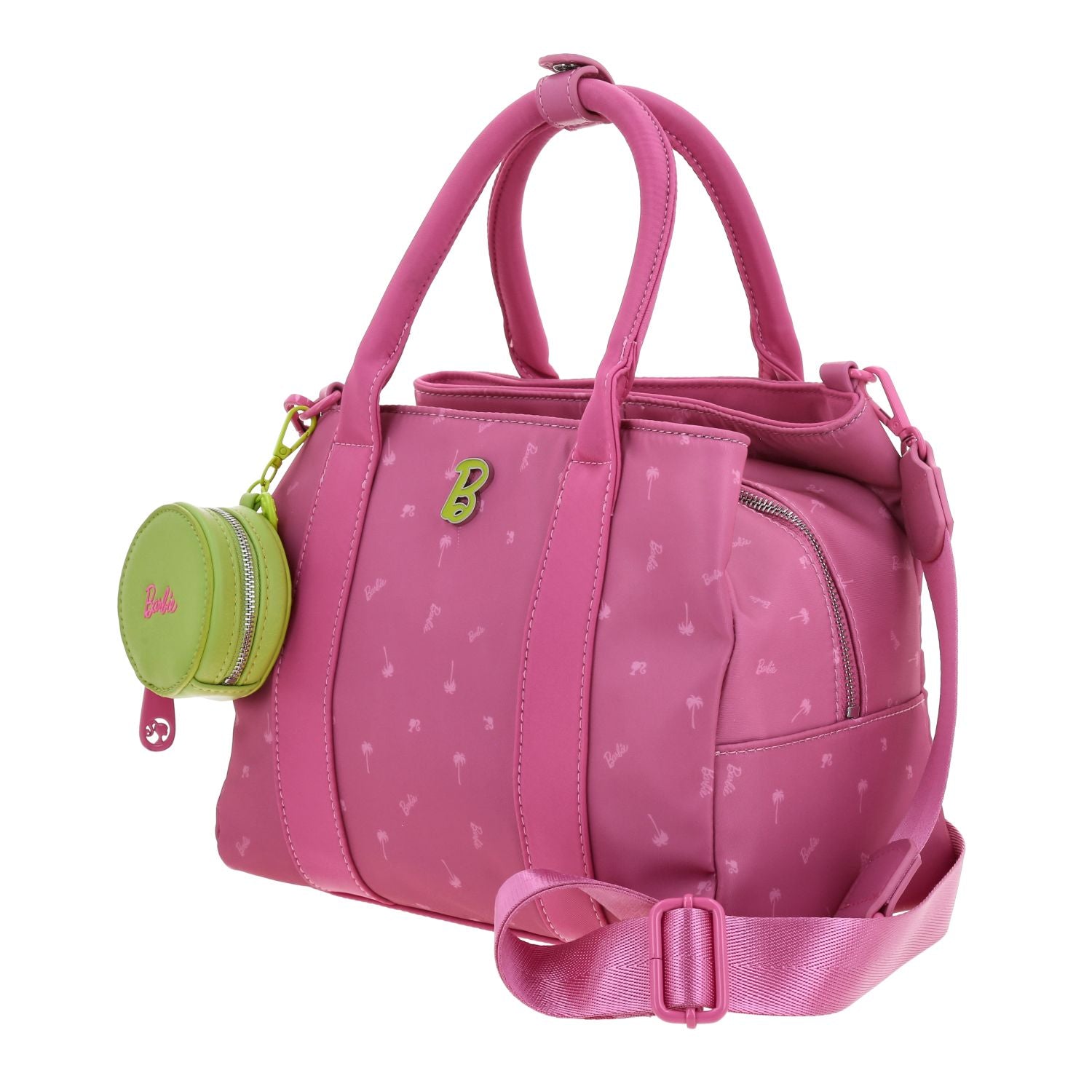 Foto 3 pulgar | Bolso Satchel Rosa Barbie By Gorett Lor