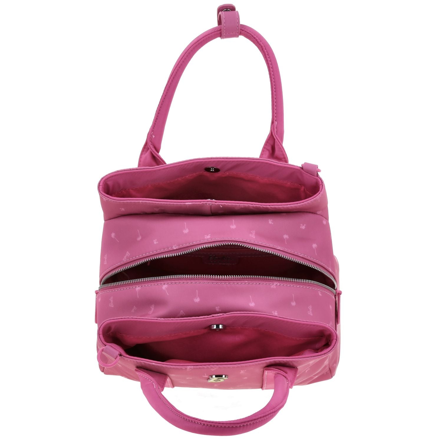 Foto 8 pulgar | Bolso Satchel Rosa Barbie By Gorett Lor