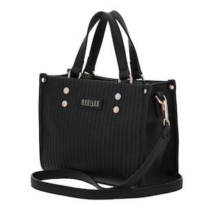 Foto 2 | Bolso Satchel Negro Madison Lourdes