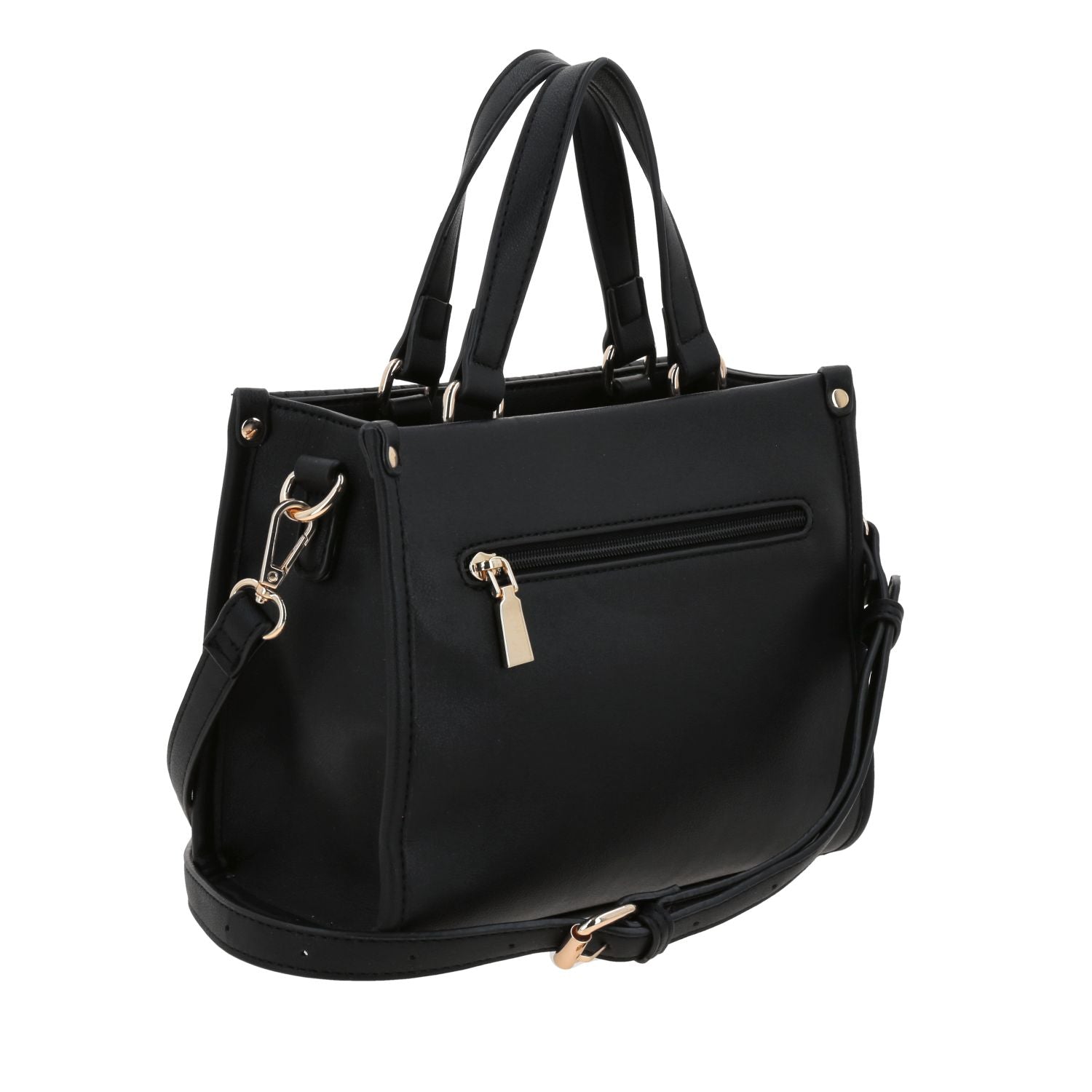Foto 3 | Bolso Satchel  Negro Madison Lourdes