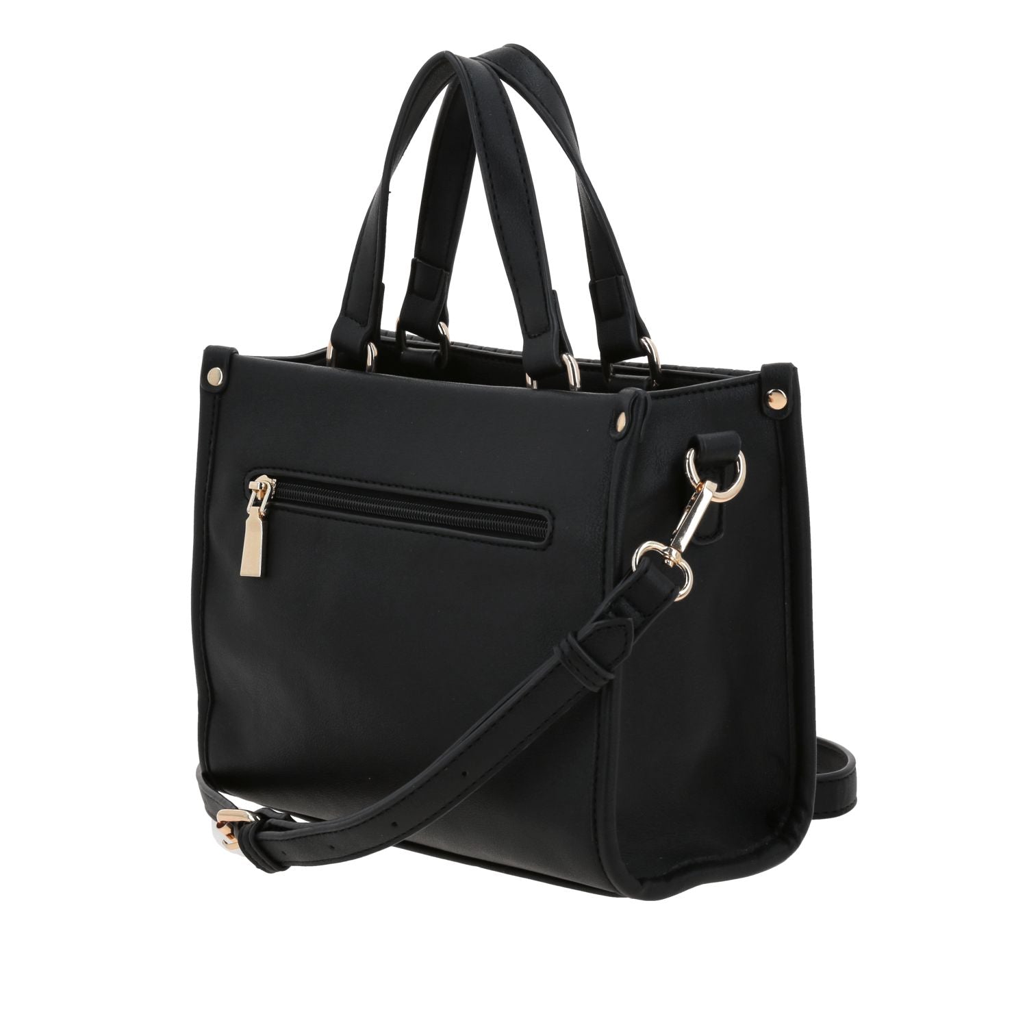Foto 6 pulgar | Bolso Satchel  Negro Madison Lourdes
