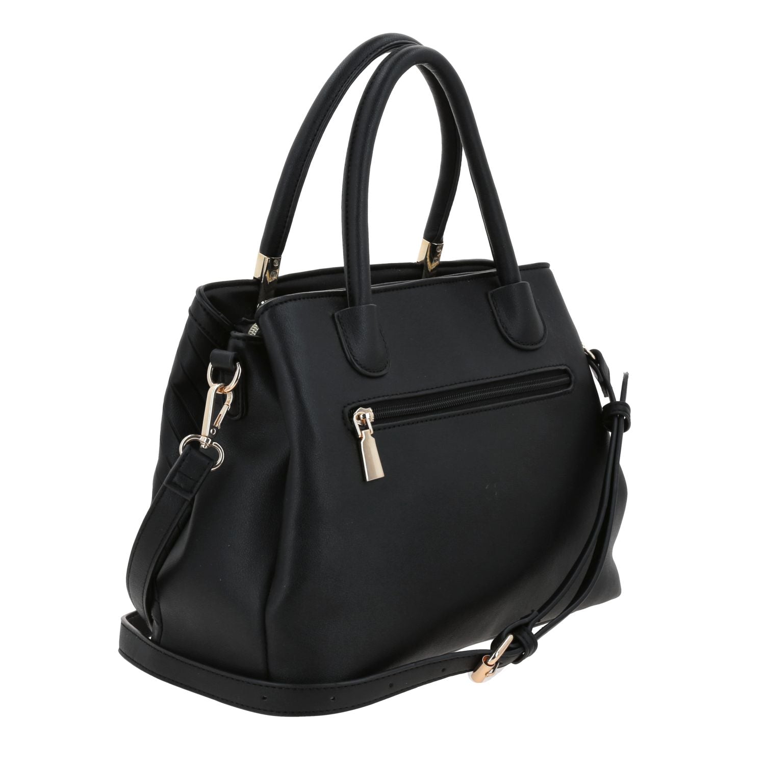 Foto 4 pulgar | Bolso Satchel En Negro Madison Player