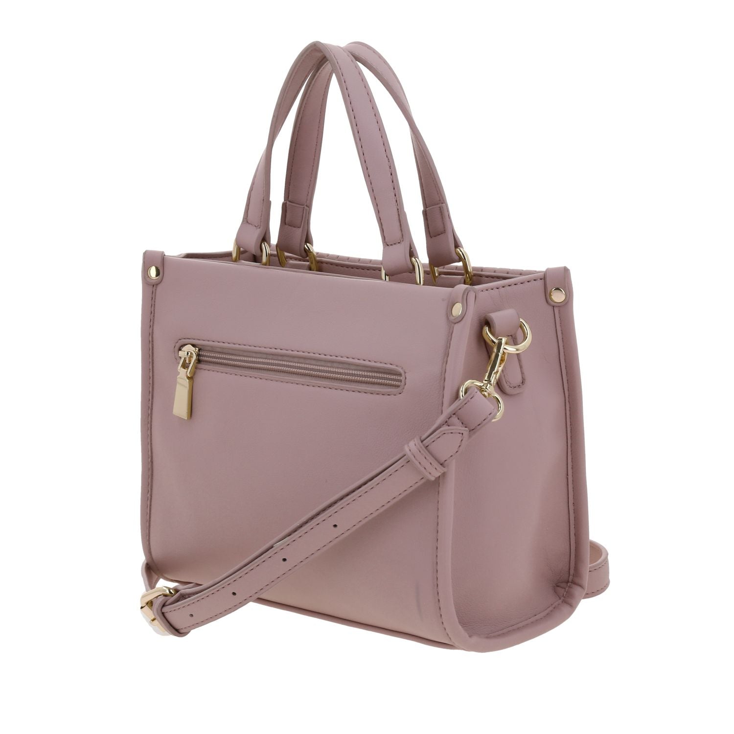 Foto 6 pulgar | Bolso Satchel  Rosa Madison Lourdes