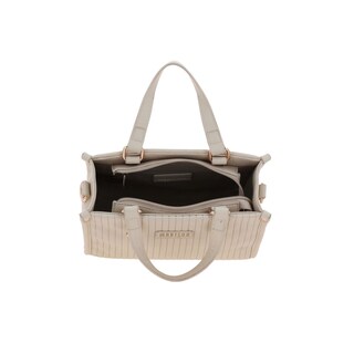 Foto 7 | Bolso Satchel Beige Madison Lourdes