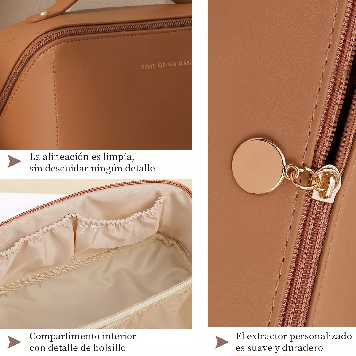 Foto 4 | Cosmetiquera Genérica color Marrón