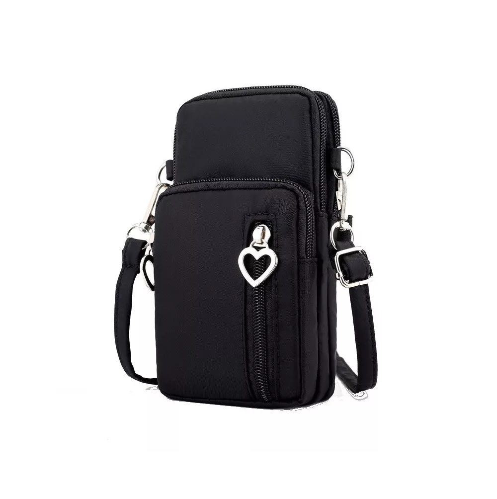 Foto 3 pulgar | Bolso Cruzado BELUG color Negro de un Solo Hombro para Mujer