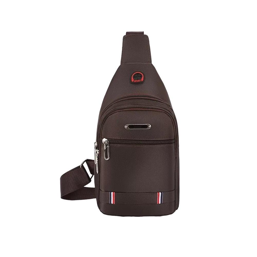Mochila Informal Cruzado de Pecho Marrón
