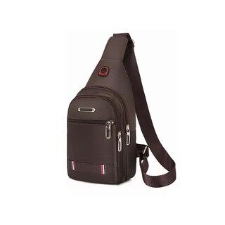 Foto 3 | Mochila Informal Cruzado de Pecho Marrón