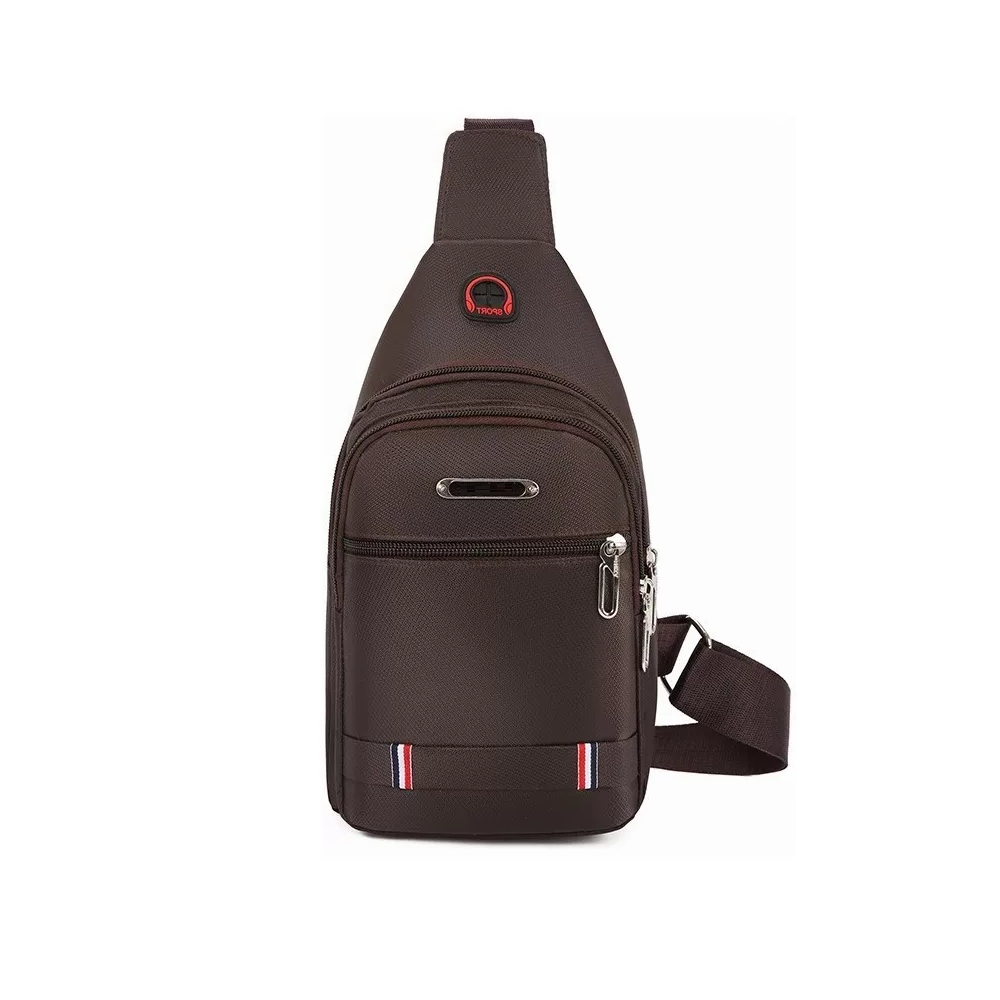 Foto 4 | Mochila Informal Cruzado de Pecho Marrón