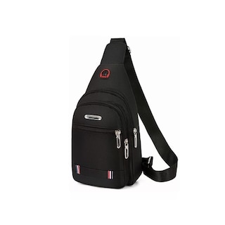 Foto 2 | Mochila Informal Cruzada Negra