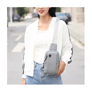 Foto 5 | Bolsa de Hombro Bandolera de Viaje Gris