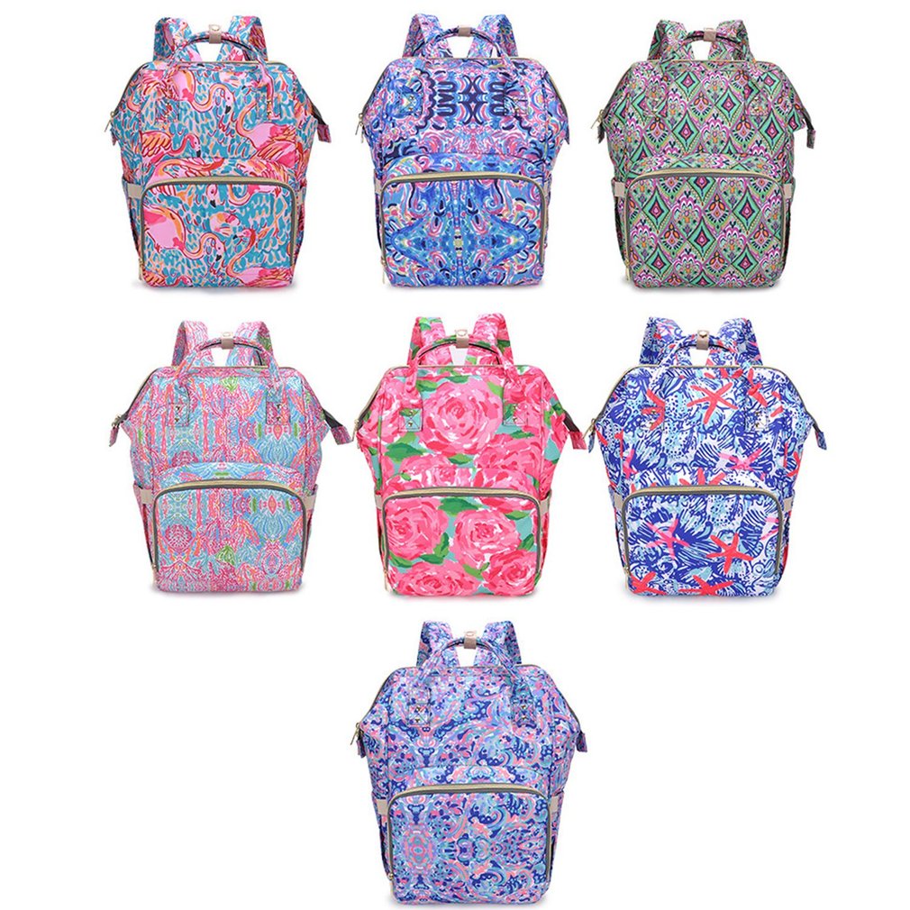 Foto 4 pulgar | Venta Internacional - Mochila de Moda para Mujer Estampado Floral
