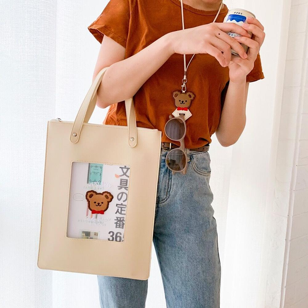 Foto 2 pulgar | Venta Internacional-bolso De Mano Bentoy Korea Ins Cute Bear Para Niñas Y Mujere
