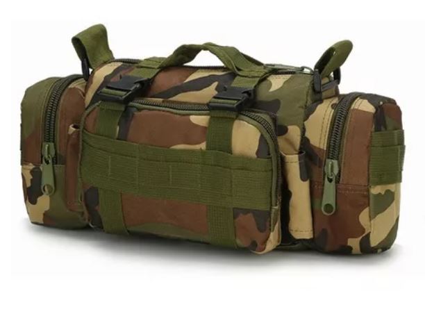 Foto 1 | Cangurera Táctica Militar Multiusos Wünd Verde Jungla