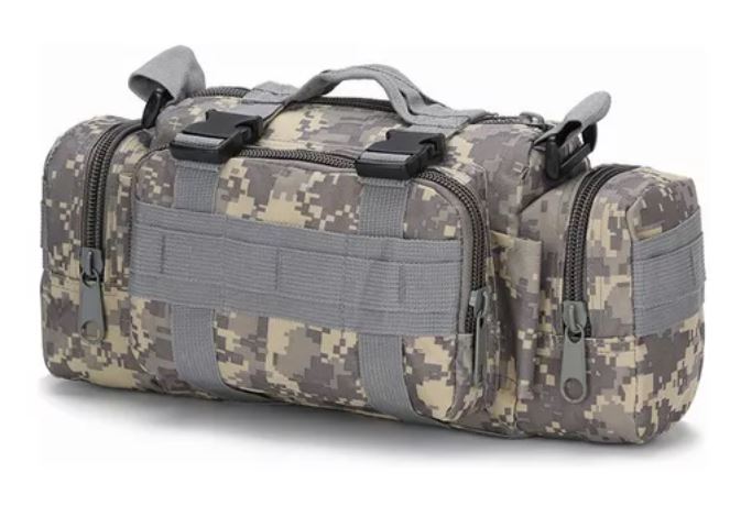 Cangurera Táctica Militar Multiusos Gris