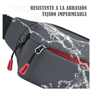 Foto 2 | Riñonera Deportiva Impermeable Negro