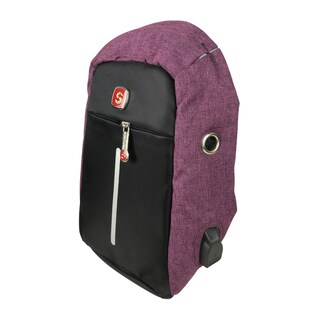 Foto 2 | Pechera de Viaje Sun Power Morada con Puerto USB