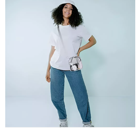 Foto 4 | Xtellar Bolso De Hombro Portátil De Moda Transparente Para Mujer Color Blanco/plata